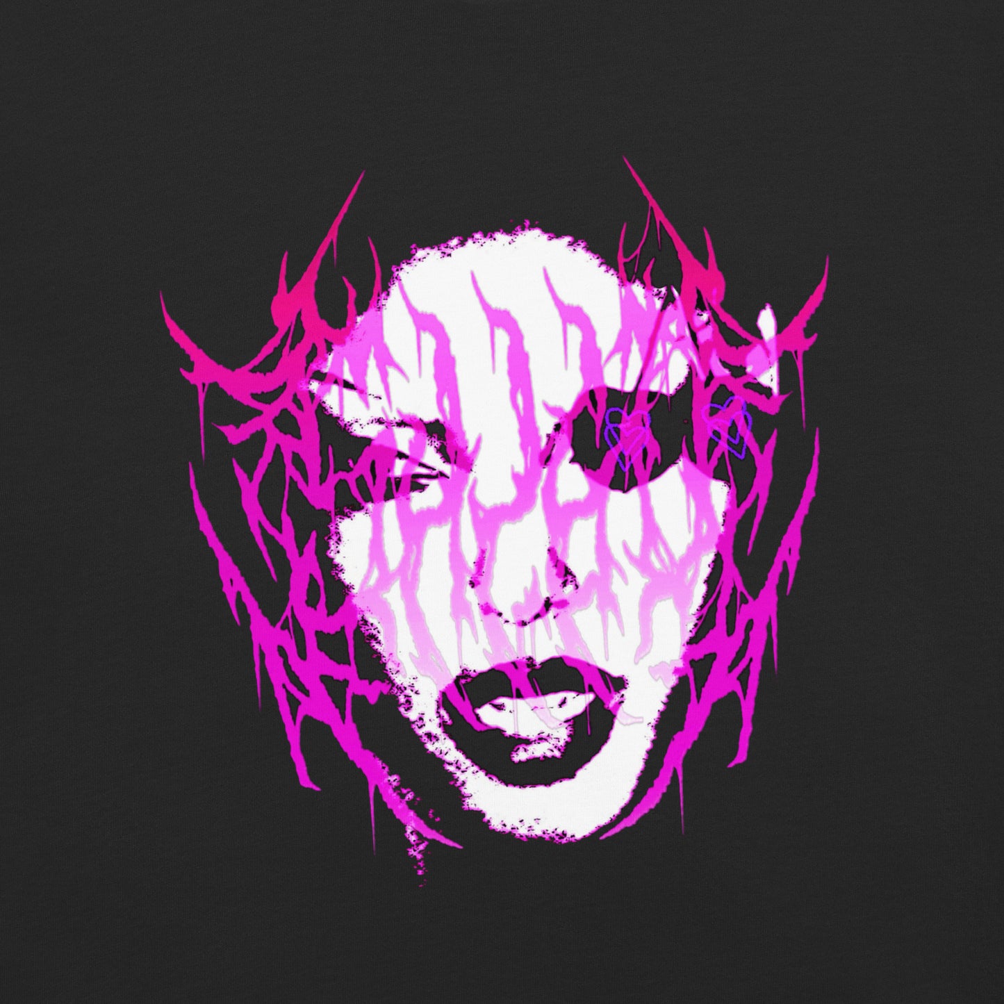 SHIGO Pink Siren graphic Tee