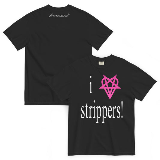 SHIGO I Love Strippers! Tee (black)