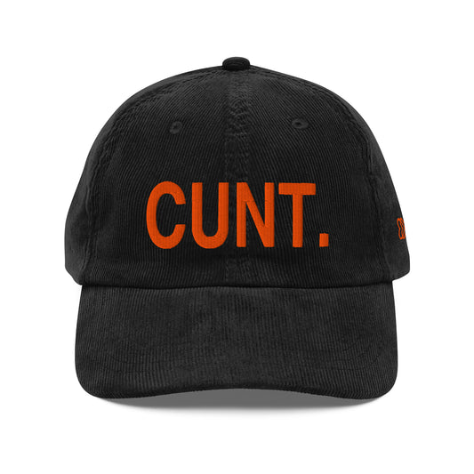 SHIGO CUNT Corduroy Cap (black)